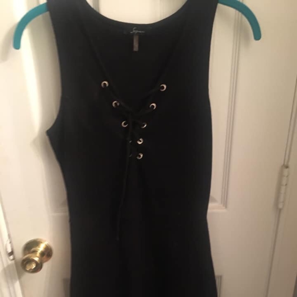 Black cocktail dress